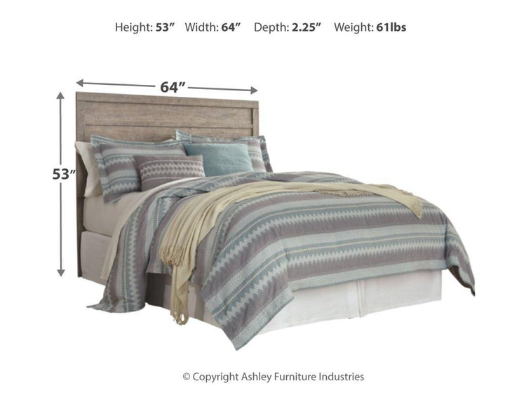 ASHLEY FURNITURE PKG002411 Queen/full Panel Headboard With Mirrored Dresser and 2 Nightstands