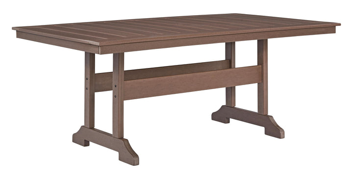 ASHLEY FURNITURE PKG014554 Outdoor Dining Table and 2 Chairs and Bench