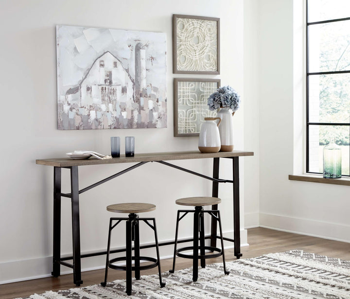 ASHLEY FURNITURE PKG012086 Counter Height Dining Table and 2 Barstools