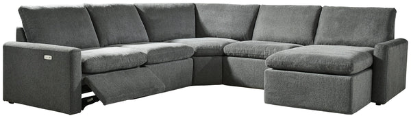 ASHLEY FURNITURE 60508S4 Hartsdale 5-piece Power Reclining Sectional With Chaise