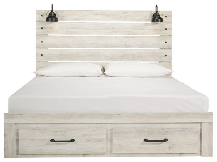 ASHLEY FURNITURE B192B31 Cambeck King Panel Bed With 2 Storage Drawers
