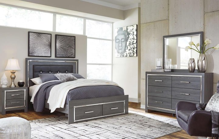 ASHLEY FURNITURE PKG003600 Queen Panel Bed With 2 Storage Drawers With Dresser