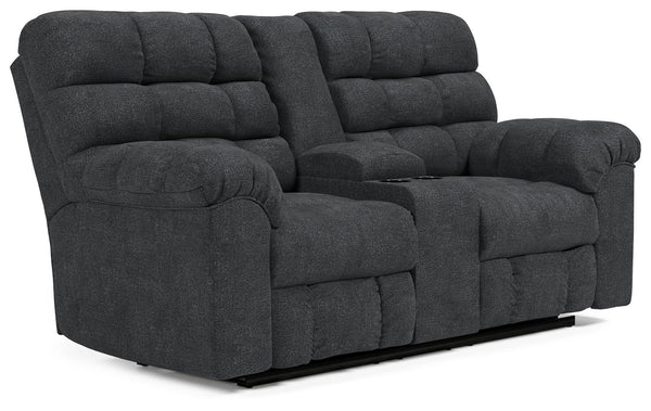 ASHLEY FURNITURE 5540394 Wilhurst Reclining Loveseat With Console