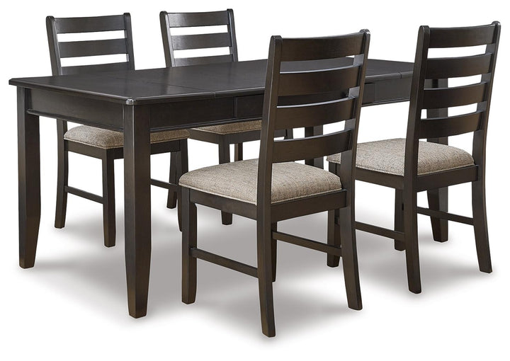 ASHLEY FURNITURE PKG013927 Dining Table and 4 Chairs