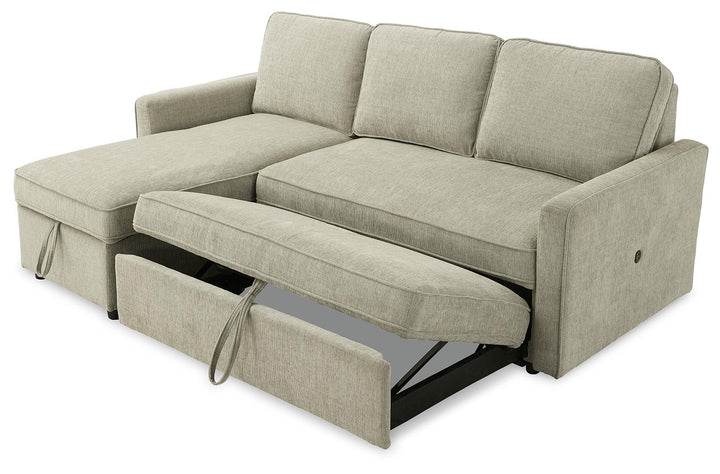 ASHLEY FURNITURE 26504S1 Kerle 2-piece Sectional With Pop Up Bed