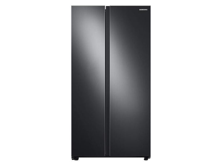 SAMSUNG RS23A500ASG 23 cu. ft. Smart Counter Depth Side-by-Side Refrigerator in Black Stainless Steel