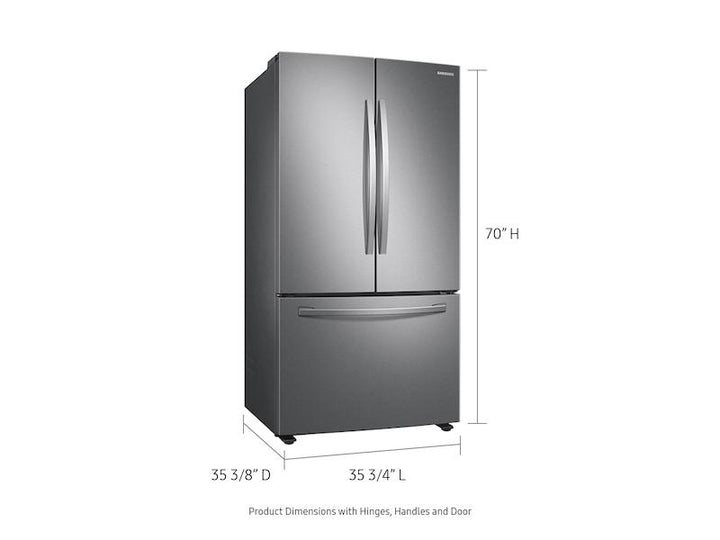 SAMSUNG RF28T5101SR 28 cu. ft. Large Capacity 3-Door French Door Refrigerator with Internal Water Dispenser in Stainless Steel