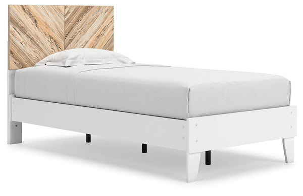 ASHLEY FURNITURE EB1221B3 Piperton Twin Panel Platform Bed