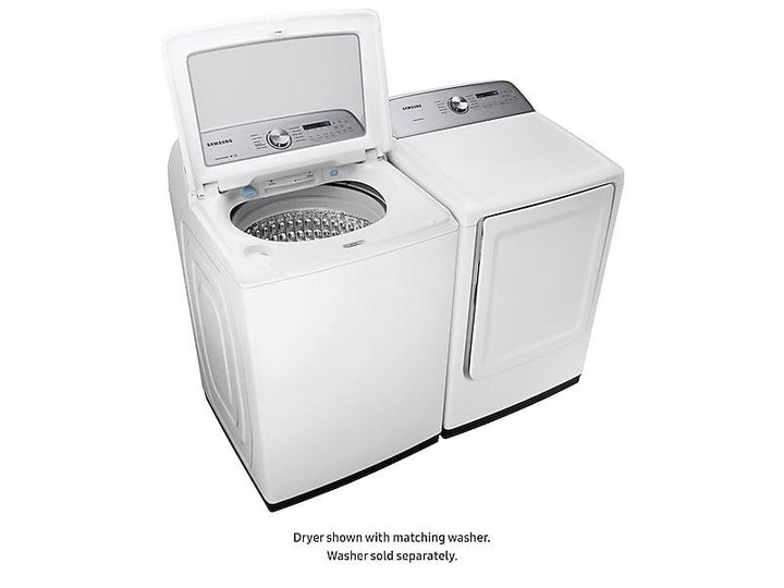 SAMSUNG DVE50R5200W 7.4 cu. ft. Electric Dryer with Sensor Dry in White