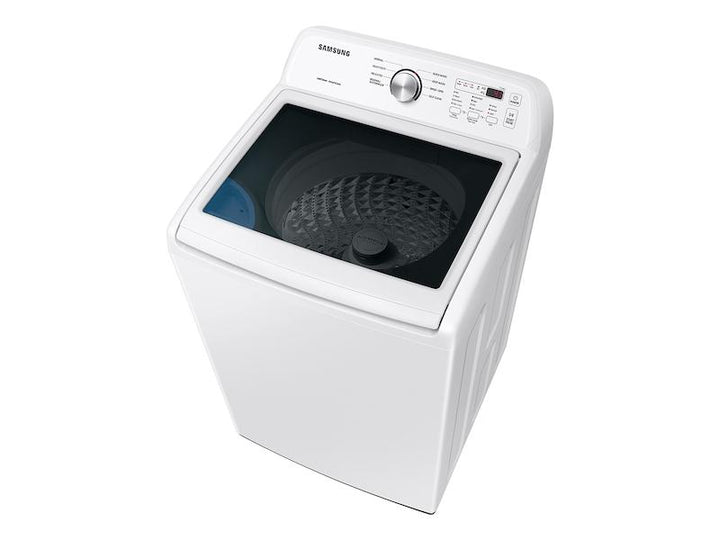 SAMSUNG WA44A3205AW 4.4 cu. ft. Top Load Washer with ActiveWave TM Agitator and Soft-Close Lid in White