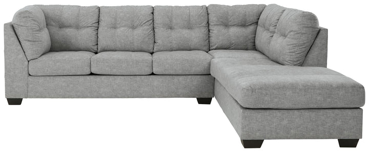 ASHLEY FURNITURE 80804S4 Falkirk 2-piece Sectional With Chaise and Sleeper