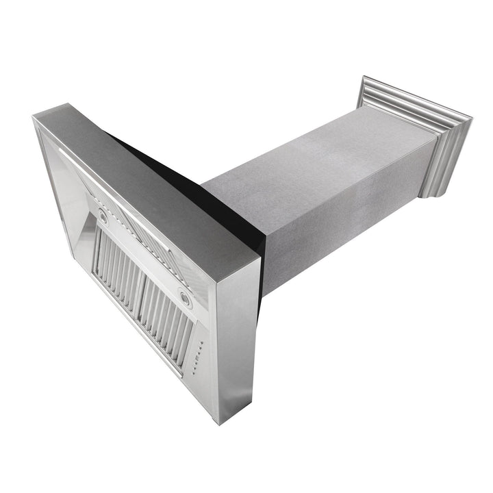 ZLINE KITCHEN AND BATH 8654BLM30 ZLINE Ducted ZLINE DuraSnow Stainless Steel R Range Hood with Black Matte Shell Size: 30 Inch