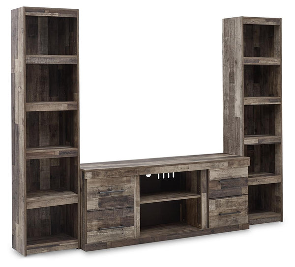 ASHLEY FURNITURE EW0200W9 Derekson 3-piece Entertainment Center