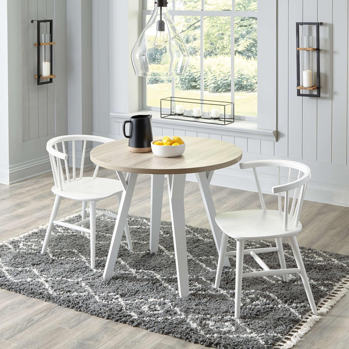 ASHLEY FURNITURE PKG010478 Dining Table and 2 Chairs