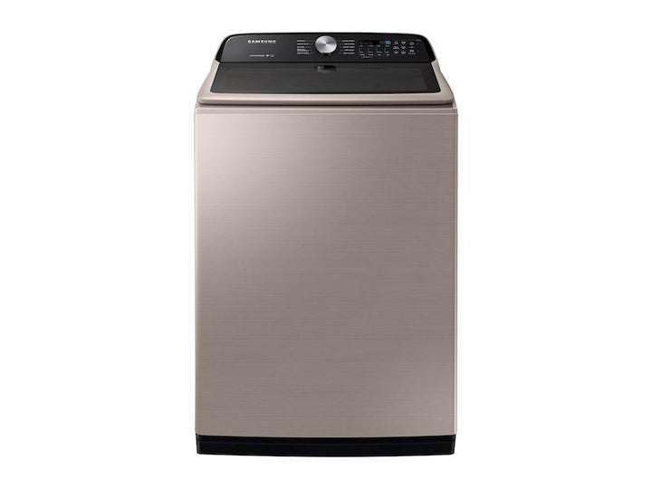 SAMSUNG WA50T5300AC 5.0 cu. ft. Top Load Washer with Active WaterJet in Champagne