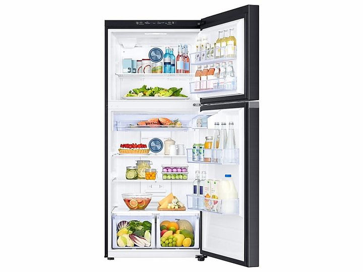 SAMSUNG RT18M6213SG 18 cu. ft. Top Freezer Refrigerator with FlexZone TM in Black Stainless Steel