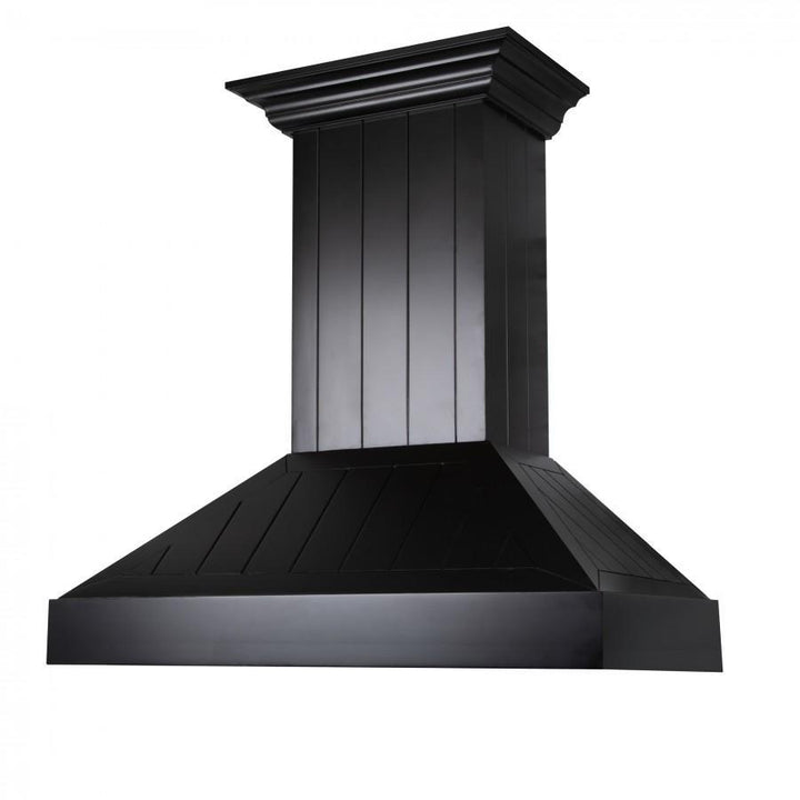 ZLINE KITCHEN AND BATH KPCC30 ZLINE Wooden Wall Mount Range Hood In Black - Includes Motor Size: 30 Inch