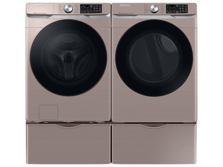 SAMSUNG WF45B6300AC 4.5 cu. ft. Large Capacity Smart Front Load Washer with Super Speed Wash - Champagne