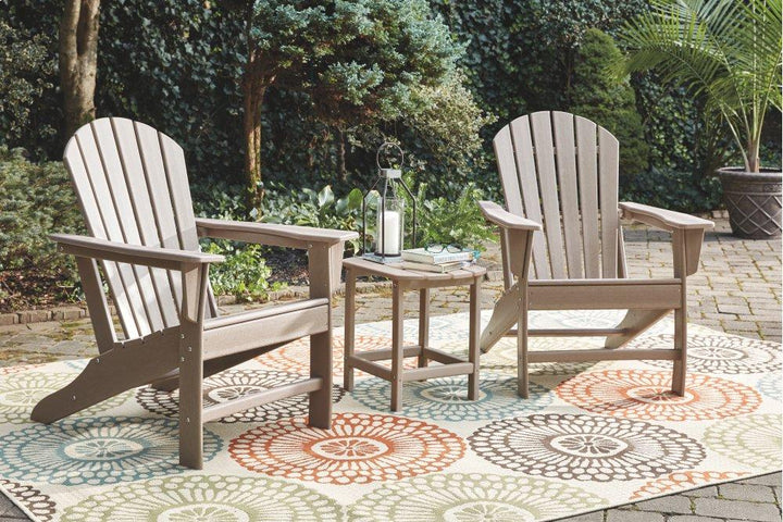 ASHLEY FURNITURE PKG008194 2 Outdoor Chairs With End Table