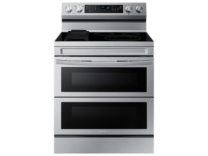 SAMSUNG NE63A6751SS 6.3 cu. ft. Smart Freestanding Electric Range with Flex Duo TM , No-Preheat Air Fry & Griddle in Stainless Steel