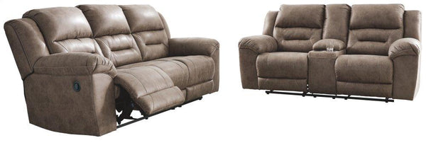 ASHLEY FURNITURE 39905U1 Stoneland Reclining Sofa and Loveseat