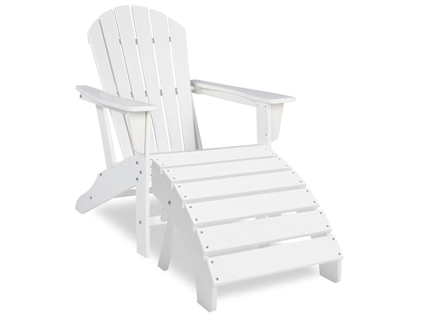 ASHLEY FURNITURE PKG013796 Outdoor Adirondack Chair and Ottoman