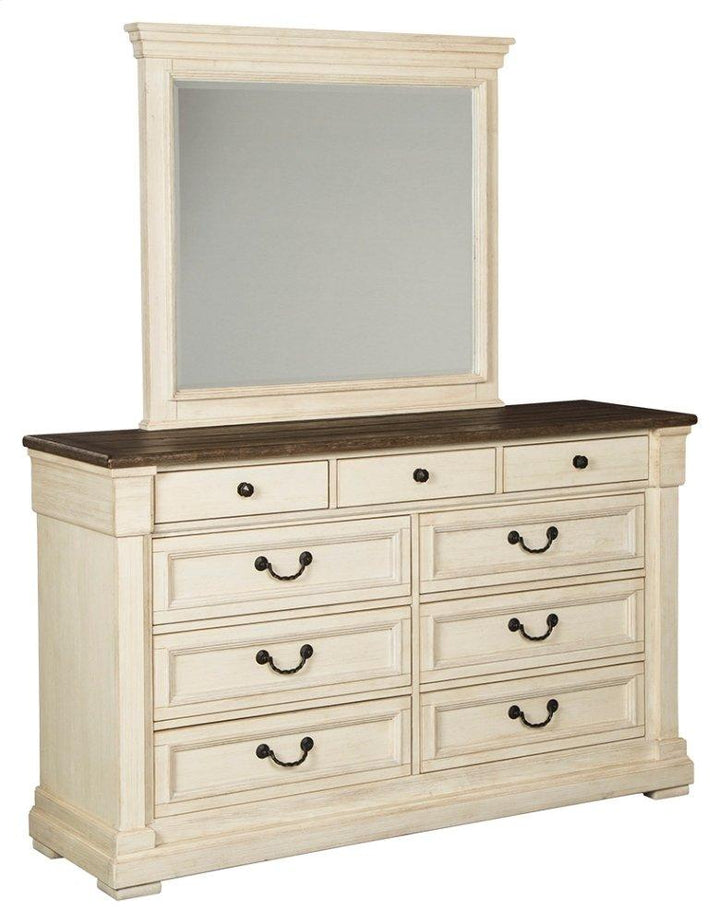 ASHLEY FURNITURE PKG006117 California King Panel Bed With Mirrored Dresser