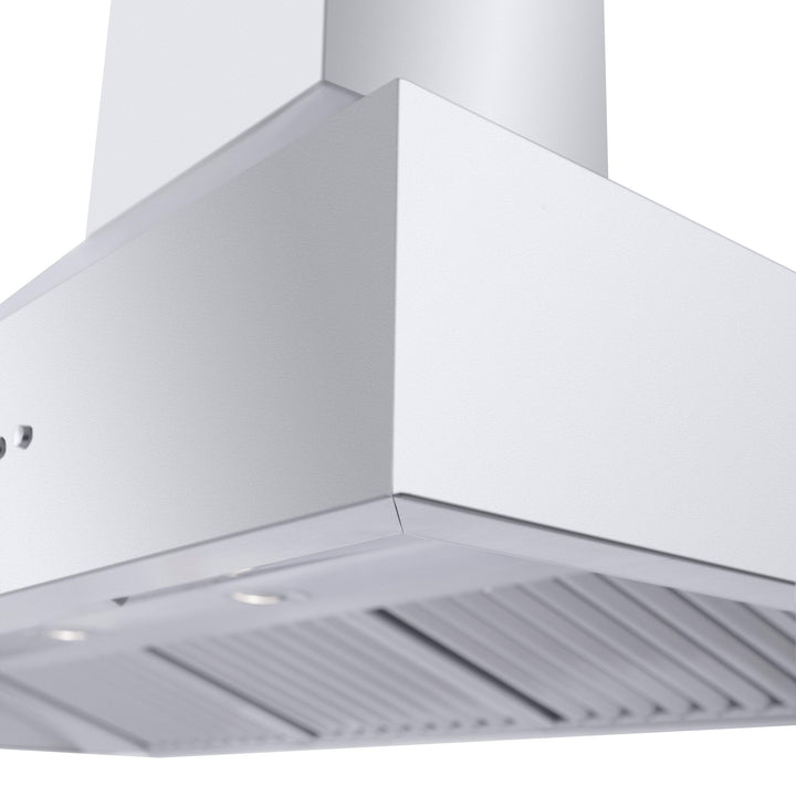 ZLINE KITCHEN AND BATH 667CRN30 ZLINE Professional Convertible Vent Wall Mount Range Hood in Stainless Steel with Crown Molding Size: 30 Inch