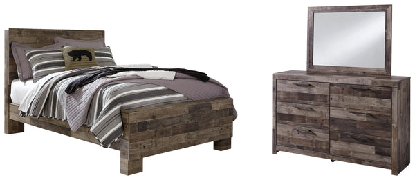 ASHLEY FURNITURE PKG003369 Full Panel Bed With Mirrored Dresser