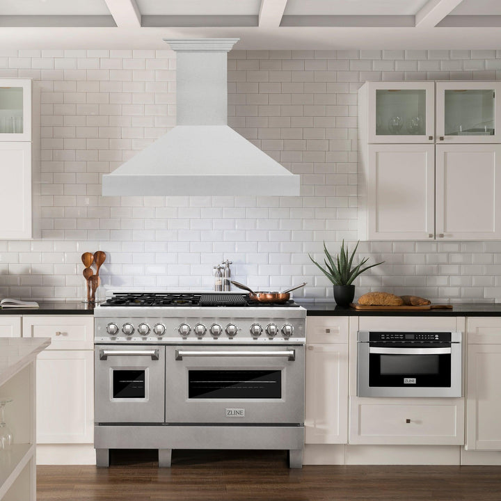 ZLINE KITCHEN AND BATH 8654SN30 ZLINE ZLINE DuraSnow Stainless Steel R Range Hood with DuraSnow R Shell Size: 30 Inch