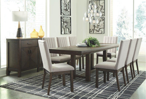 ASHLEY FURNITURE PKG002243 Dining Table and 8 Chairs With Storage