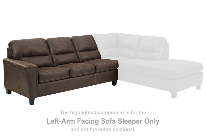 ASHLEY FURNITURE 9400369 Navi Left-arm Facing Sofa Sleeper