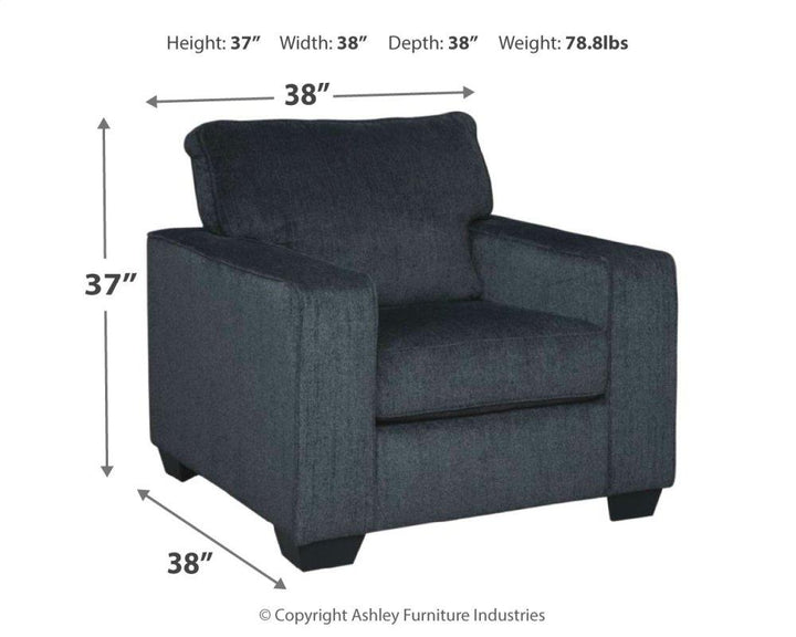 ASHLEY FURNITURE 87213U2 Altari Chair and Ottoman