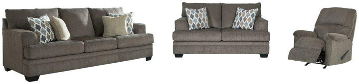 ASHLEY FURNITURE PKG001720 Sofa, Loveseat and Recliner