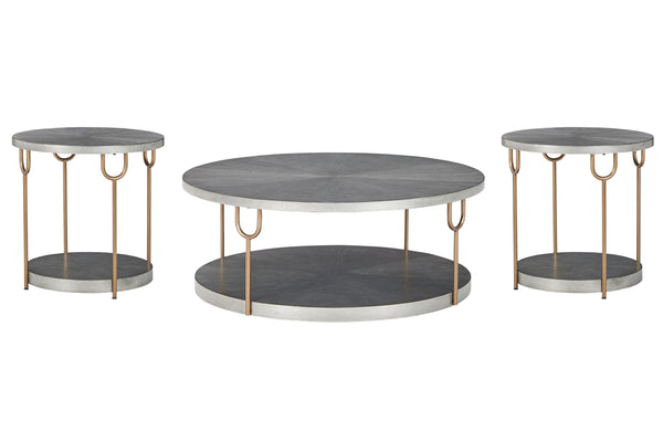 ASHLEY FURNITURE PKG010553 Coffee Table With 2 End Tables