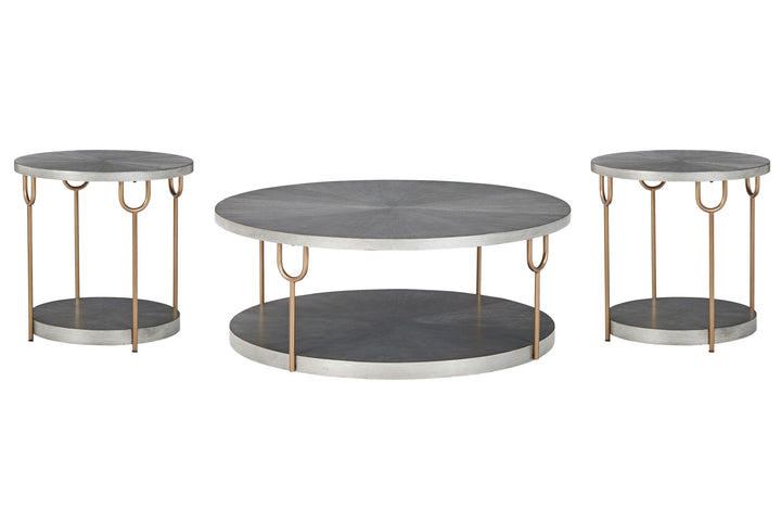 ASHLEY FURNITURE PKG010553 Coffee Table With 2 End Tables
