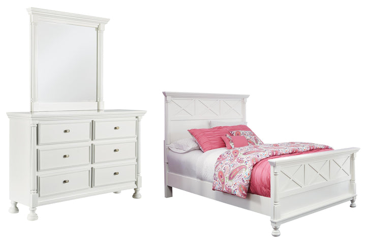 ASHLEY FURNITURE PKG005366 Queen Panel Bed With Mirrored Dresser