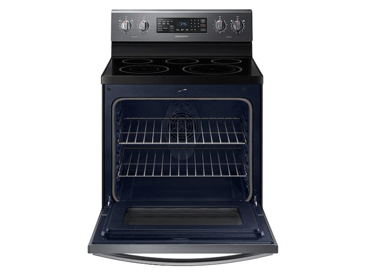 SAMSUNG NE59T7511SG 5.9 cu. ft. Freestanding Electric Range with Air Fry and Convection in Black Stainless Steel