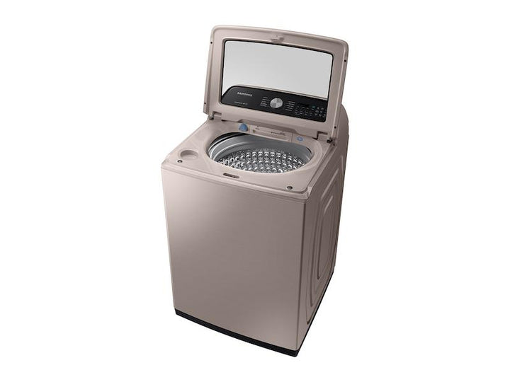 SAMSUNG WA50T5300AC 5.0 cu. ft. Top Load Washer with Active WaterJet in Champagne