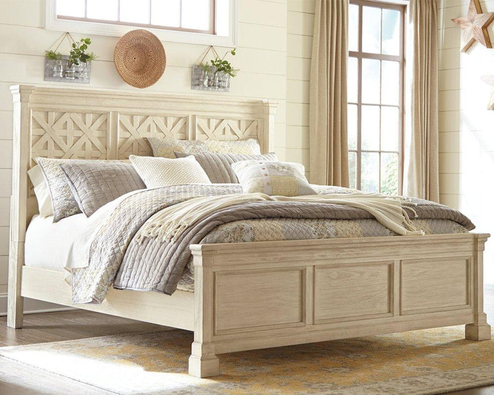 ASHLEY FURNITURE PKG000519 Queen Panel Bed With 2 Nightstands