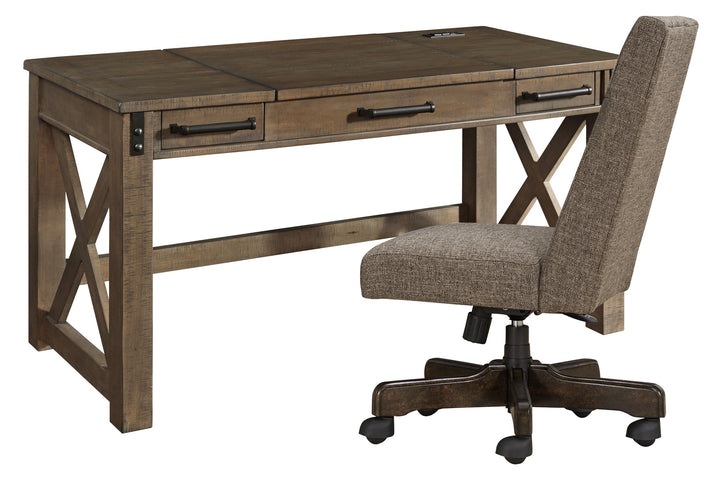 ASHLEY FURNITURE PKG008085 Home Office Desk With Chair