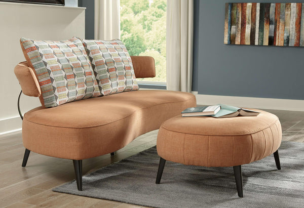 ASHLEY FURNITURE 24401U1 Hollyann Sofa With Ottoman