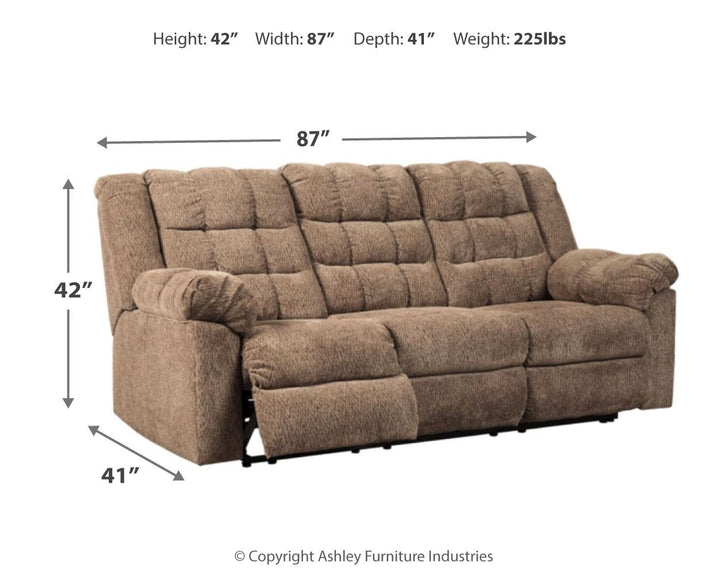 ASHLEY FURNITURE 5840188 Workhorse Reclining Sofa