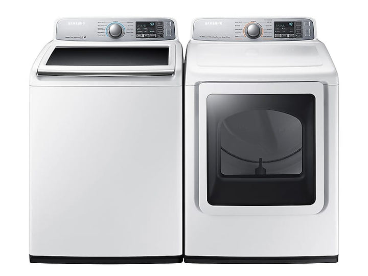 SAMSUNG DVE50M7450W 7.4 cu. ft. Electric Dryer in White