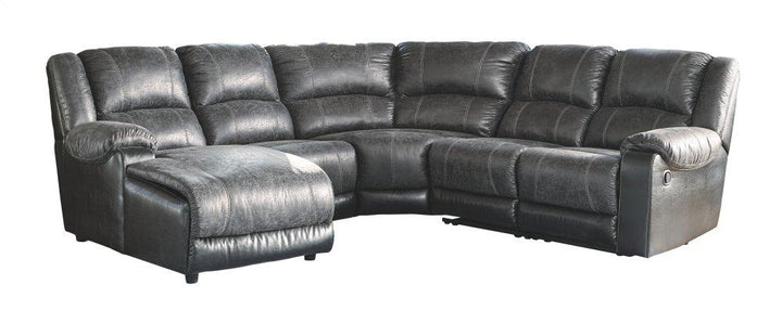 ASHLEY FURNITURE 50301S1 Nantahala 5-piece Reclining Sectional With Chaise