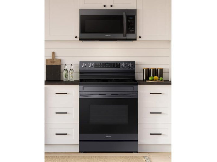 SAMSUNG NE63A6511SG 6.3 cu. ft. Smart Freestanding Electric Range with No-Preheat Air Fry & Convection in Black Stainless Steel