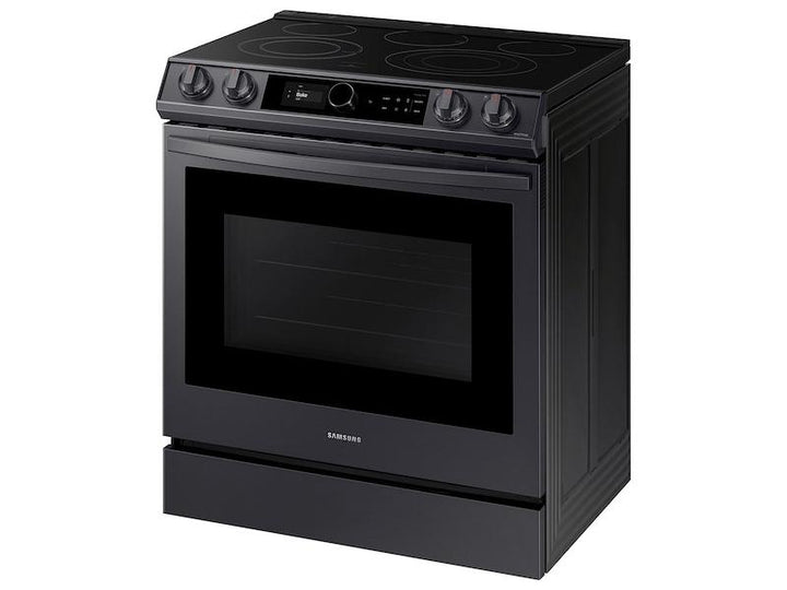 SAMSUNG NE63T8711SG 6.3 cu ft. Smart Slide-in Electric Range with Smart Dial & Air Fry in Black Stainless Steel