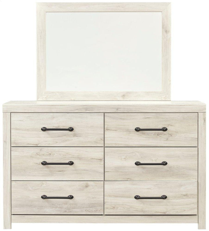 ASHLEY FURNITURE PKG002951 Twin Panel Headboard With Mirrored Dresser