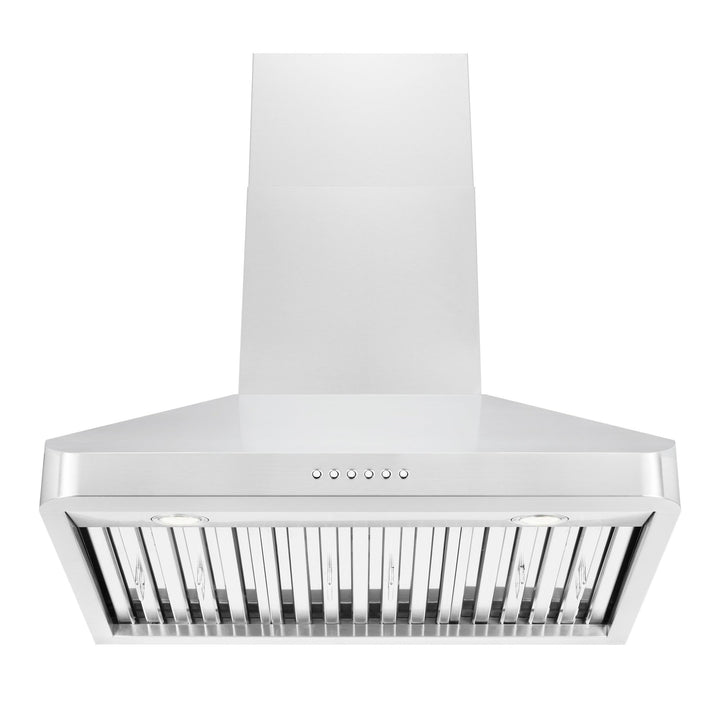 ZLINE KITCHEN AND BATH ALP100WL30 ZLINE Alpine Series Ducted Wall Mount Range Hood in Stainless Steel Size: 30 Inch