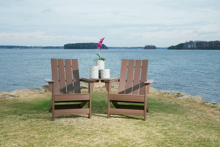 ASHLEY FURNITURE PKG012923 2 Adirondack Chairs With Connector Table